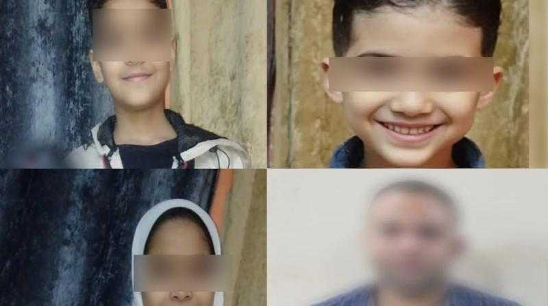 اعترافات صادمة لقاتل أم وأطفالها الثلاثة بالهرم.. انتقم منها بالسم وألقى أبناءها في الترعة