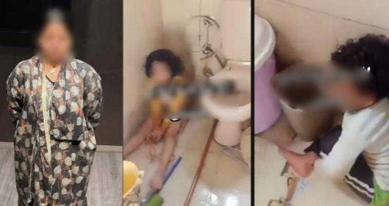 ”مفيش رحمة في قلبها”.. سيدة تعتدي بالضرب على طفليها بالغربية