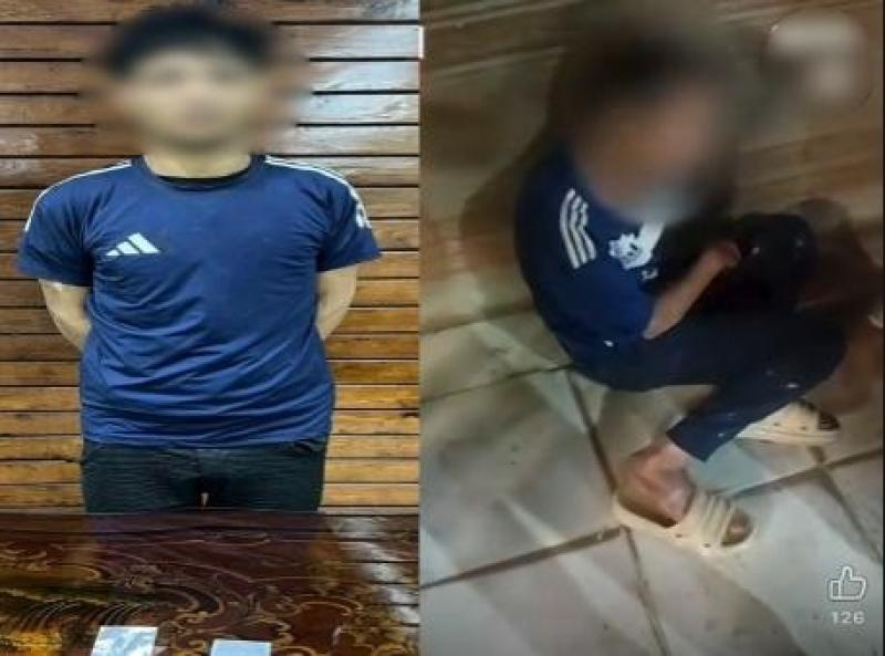 مقطع فيديو متداول يقود الأمن لضبط سائق بحوزته مخدرات بالقليوبية