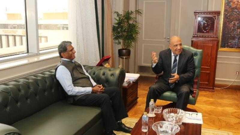 وزير الكهرباء يستقبل سفير الهند لتبادل الخبرات في مجالات الطاقة المتجددة