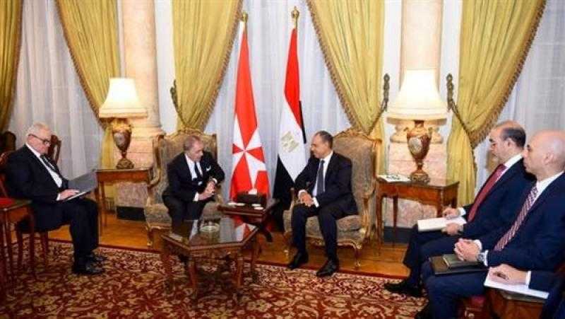 وزير الخارجية يلتقي وزير خارجية فرسان مالطا