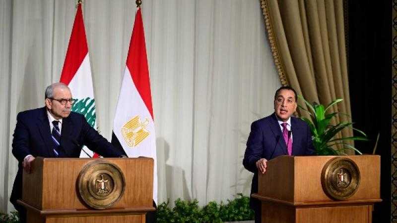 رئيس الوزراء: الشركات المصرية مستعدة للمشاركة مع الجانب اللبناني في مجالات التنمية
