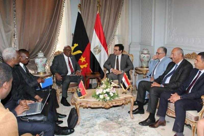 وزير الثقافة يلتقي نظيره الأنجولي لبحث آفاق التعاون الثقافي المشترك ضمن زيارته لحضور حفل افتتاح المتحف المصري