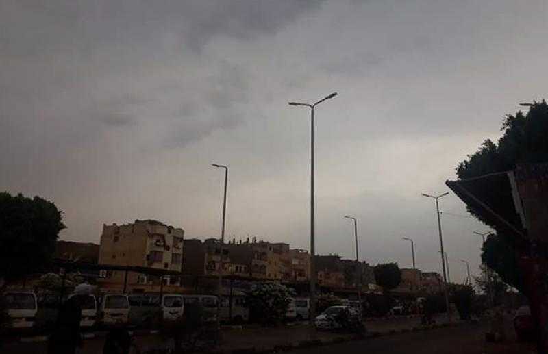سقوط أمطار خفيفة على عدة مناطق بمحافظة كفر الشيخ