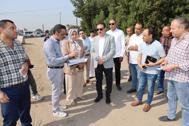 محافظ المنوفية يتفقد إنشاء جناح جديد بمدرسة الشهيد محمد كامل عبدالعزيز بقويسنا