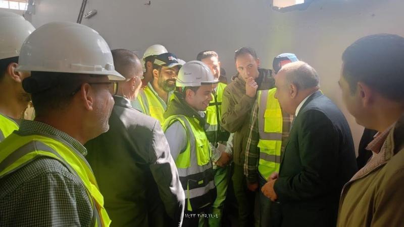 وزير الكهرباء والطاقة المتجددة يتفقد محطة محولات ND5 جهد 220/66/11 سعة 350 ميجا فولت أمبير