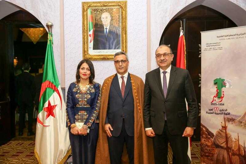 وزير قطاع الأعمال يشارك في احتفالية سفارة الجزائر بالذكرى الـ71 للثورة التحريرية