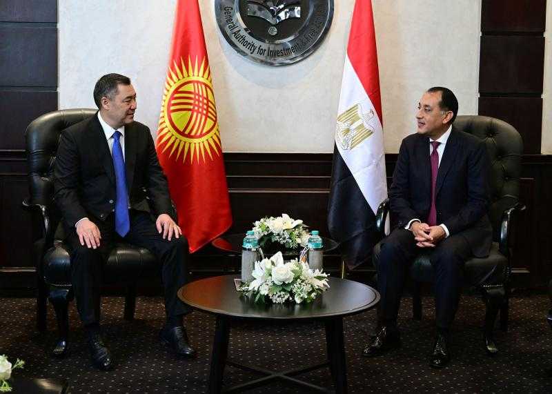 رئيس الوزراء: نرحب بفخامة الرئيس القيرغيزى فى زيارته الأولى لمصر وأفريقيا