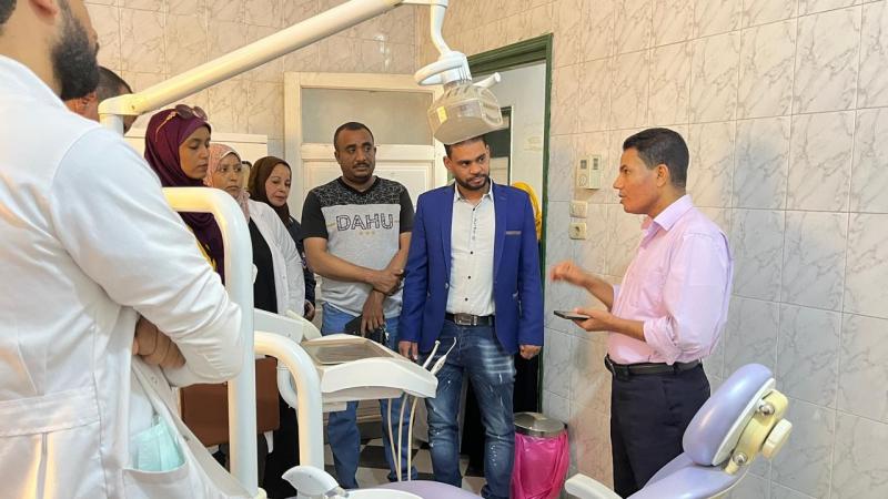 وكيل ”صحة الأقصر” يتابع أعمال وحدة سالم مكي ومطار الأقصر الدولي