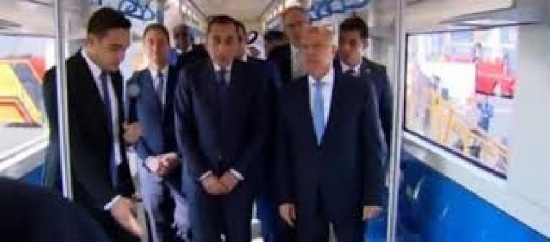رئيس الوزراء يتفقد قطار فِيلارو Velaro عالي السرعة