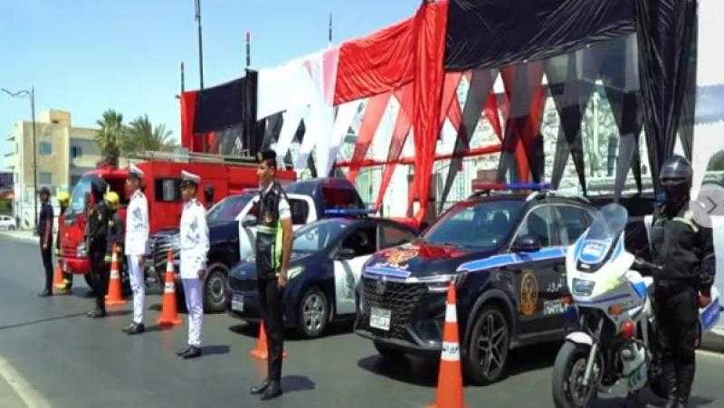 مدير أمن الجيزة يتفقد الخدمات المعينة لتأمين لجان انتخابات البرلمان