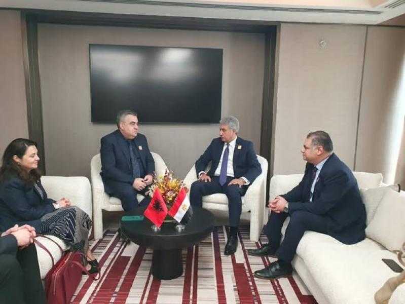 وزير السياحة يعقد اجتماعات ثنائية مع وزيري السياحة والثقافة والرياضة بألبانيا ووزير الخارجية والتوظيف الخارجي والسياحة بسريلانكا