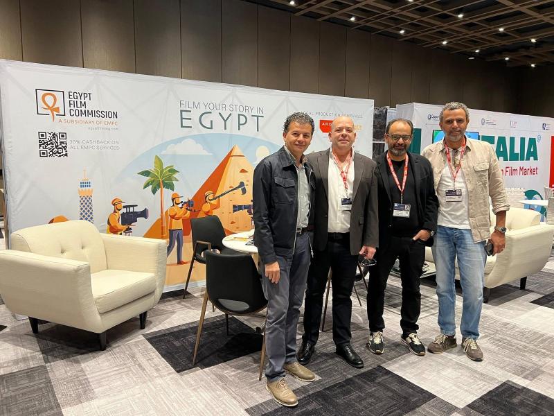 جناح لجنة مصر للأفلام يجذب اهتماما عالميا في السوق الأمريكية للأفلام بلوس أنجلوس