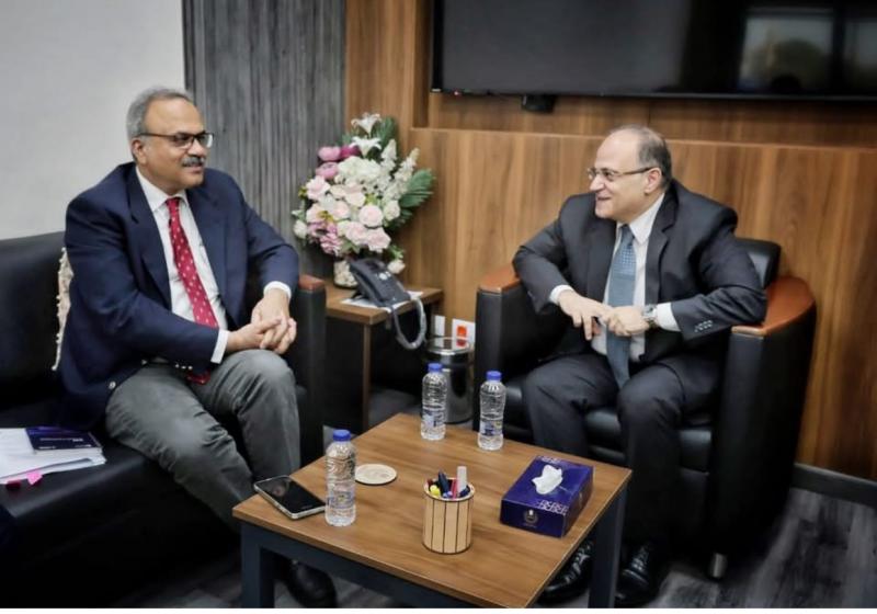 رئيس هيئة الدواء المصرية يستقبل الرئيس التنفيذي للجهة المناظرة الهندية لبحث تعزيز التعاون الدوائي