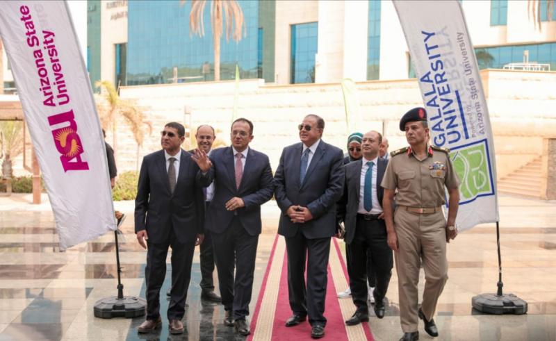 رئيس الجهاز المصري للملكية الفكرية يشارك في منتدى جامعة الجلالة حول التعاون بين الجامعة والصناعة