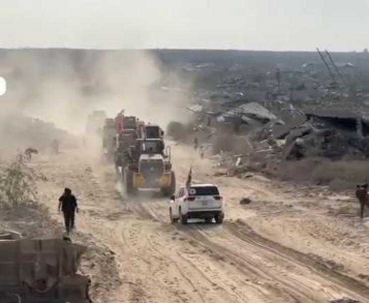 فرق من القسام والصليب الأحمر تدخل إلى حي الزيتون شرق غزة للبحث عن جثث إسرائيليين