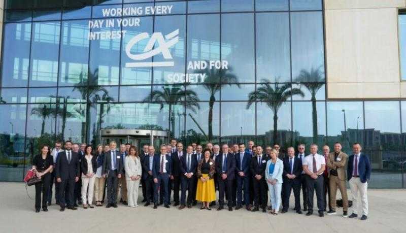 بنك كريدي أجريكول مصر يستقبل وفدًا رفيع المستوى من مديري الخدمات المصرفية للشركات في المجموعة الأم