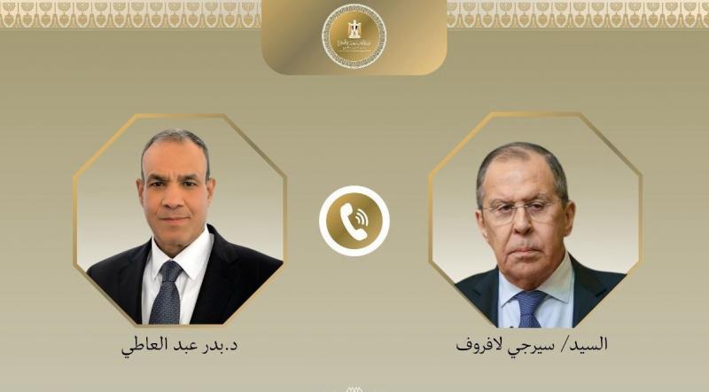 وزير الخارجية يستعرض مع نظيره الروسي التحضيرات الجارية لمؤتمر القاهرة الدولي لإعادة إعمار غزة