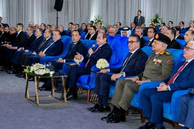 الرئيس السيسي: مشروع المنطقة الاقتصادية لقناة السويس تم بالإرادة والعمل