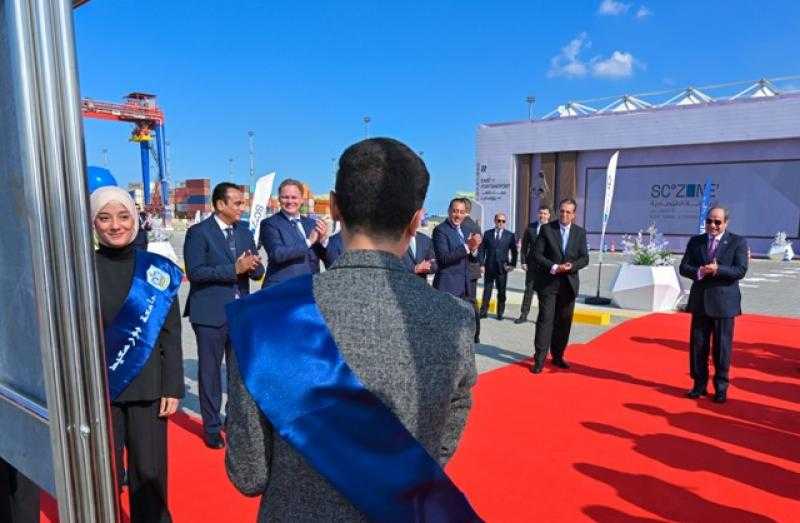 بحضور الرئيس السيسي.. تفاصيل افتتاح عدد من المحطات البحرية بالمنطقة الاقتصادية لقناة السويس بميناء شرق بورسعيد