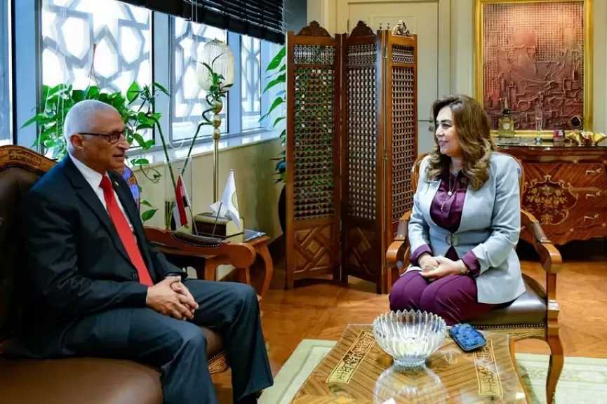 وزيرة التنمية المحلية تبحث مع محافظ شمال سيناء الموقف التنفيذي للمشروعات التنموية والخدمية