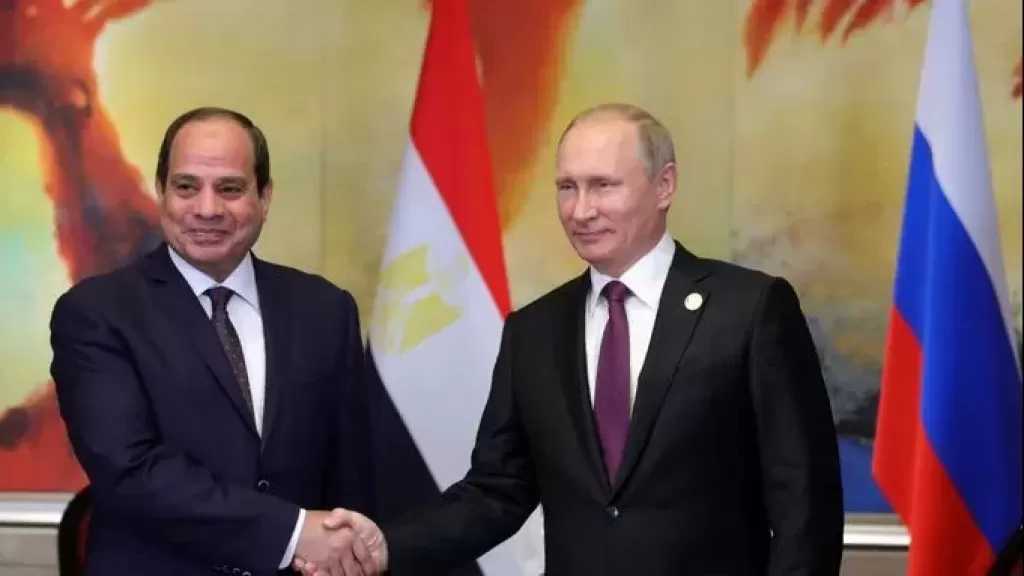 الرئيس السيسي ونظيره الروسي يشاركان في فعالية تركيب وعاء ضغط المفاعل للوحدة النووية الأولى