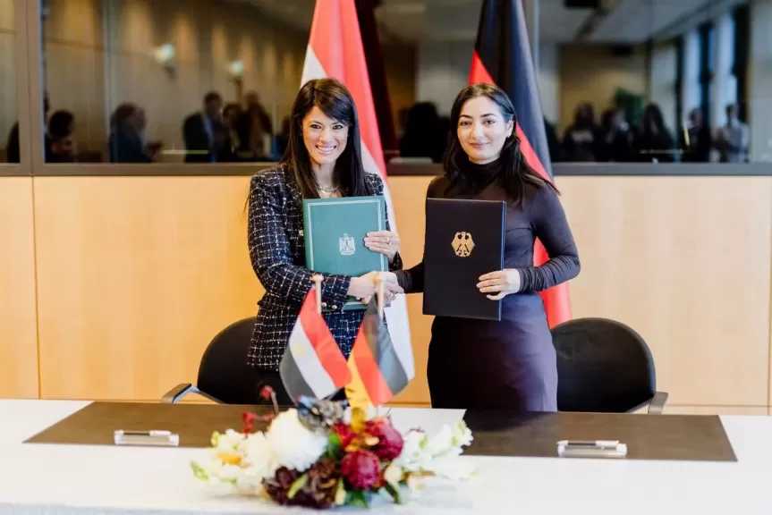 الدكتورة رانيا المشاط: توقيع بروتوكول المفاوضات المصرية الألمانية بقيمة 123 مليون يورو للفترة المقبلة
