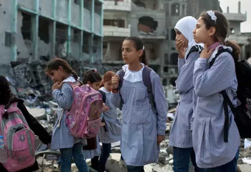 التعليم في غزة.. دعم مصري ورسالة فلسطينية لإنقاذ العملية التعليمية