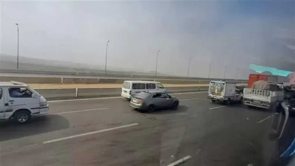 فتح الطريق الصحراوي بعد غلقه صباح اليوم بسبب الشبورة