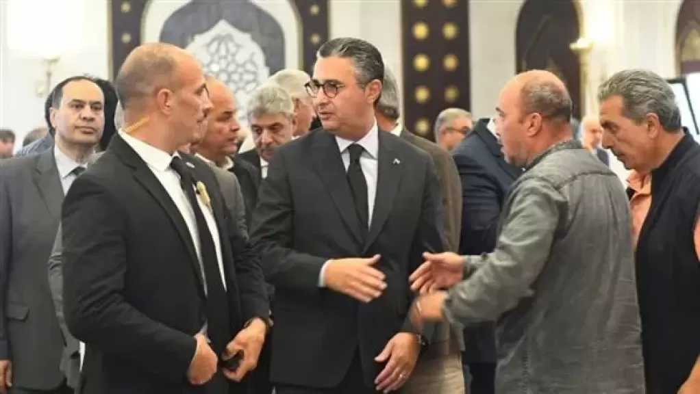 بالصور.. جنازة والدة وزير التموين بحضور كبار رجال الدولة