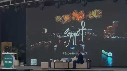 وزير السياحة والآثار يلقي كلمة ترحيبية بالجلسة الافتتاحية في المؤتمر السنوي لرابطة RTK بالغردقة