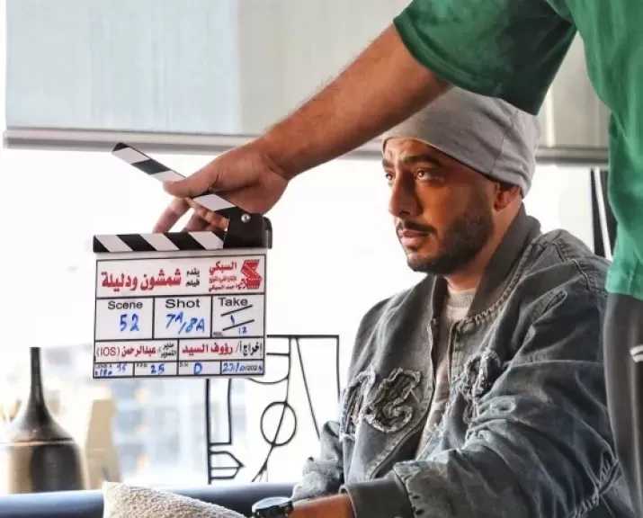 عصام السقا ينشر صورا من كواليس فيلم «شمشون ودليلة»