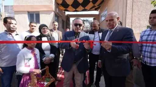 محافظ أسيوط يفتتح معرض مشغولات دار الرعاية الاجتماعية للرجال