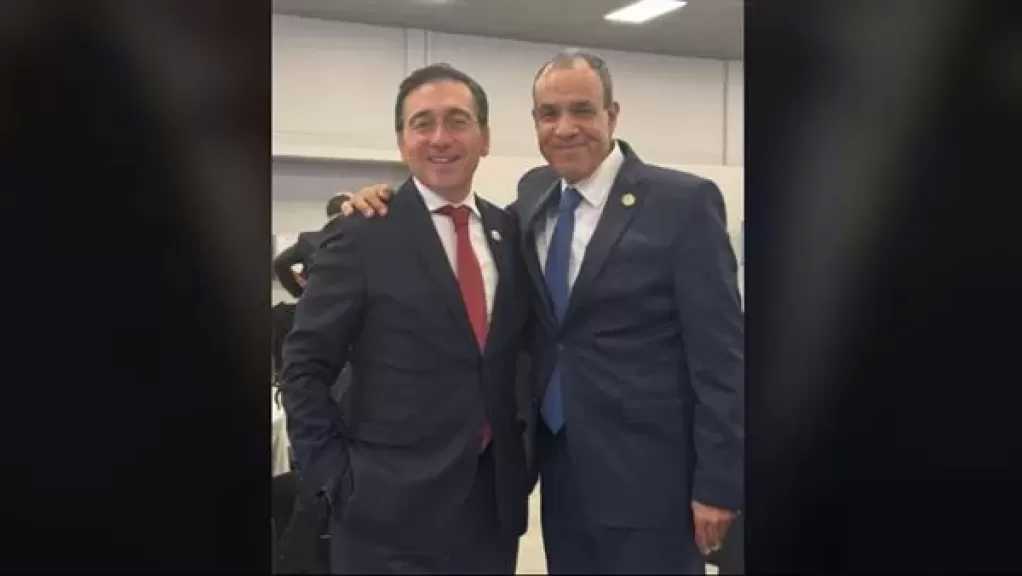 وزير الخارجية يلتقى مع نظيره الإسبانى على هامش أعمال قمة مجموعة العشرين