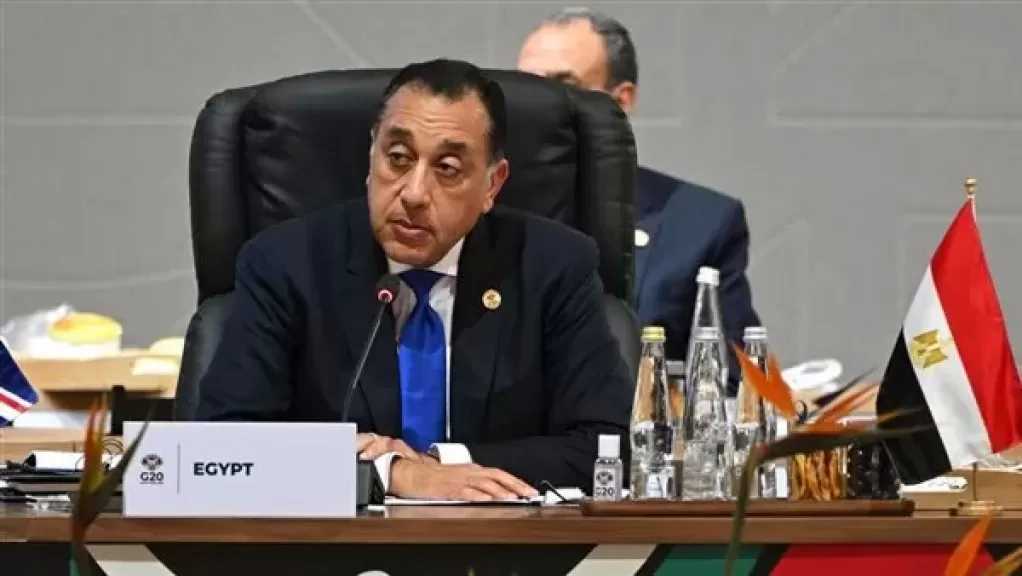 مدبولي: يجب التوصل لحل للقضية الفلسطينية على أساس مبدأ حل الدولتين