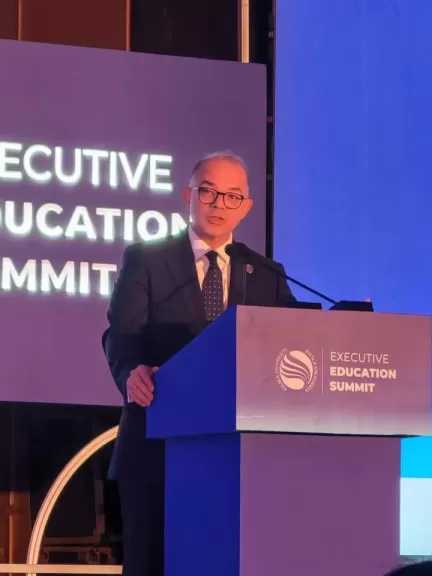 رئيس الرقابة المالية يُلقي الكلمة الرئيسية في قمة التعليم التنفيذي لجامعة ESLSCA مصر 2025