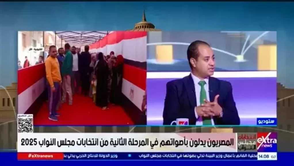 حازم العبيدي: رسائل السيسي أحدثت طمأنينة للناخبين وتصويت الحضر والمدن يختلف عن القرى