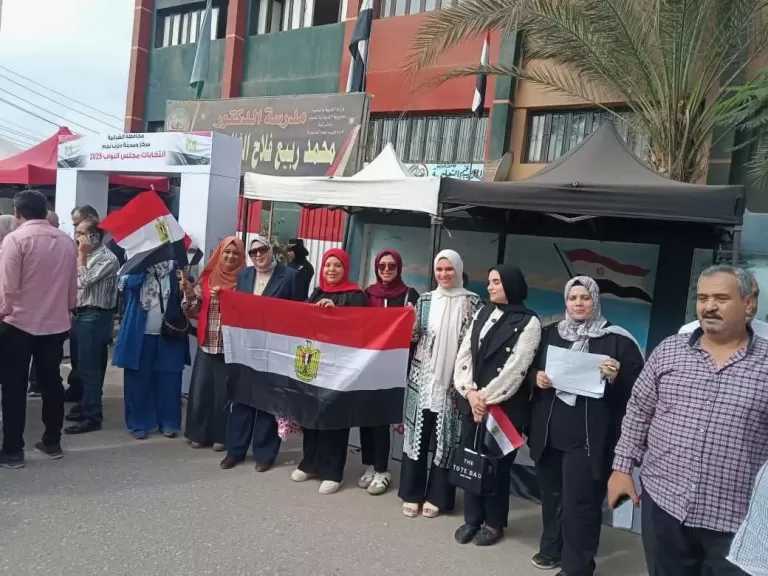 السيدات يتصدرن في لجان انتخابات النواب بمحافظة الشرقية