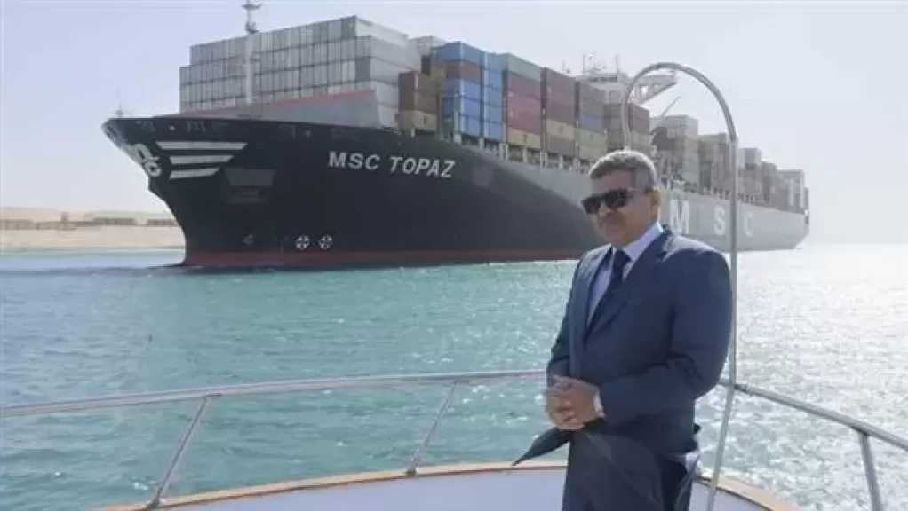رئيس قناة السويس: المجرى الملاحي أصبح ”كأنه قناة جديدة” بعد تطوير القطاع الجنوبي