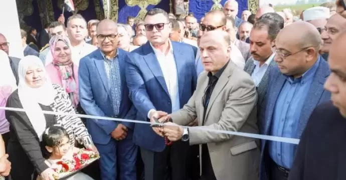 وزير الإسكان ومحافظ كفر الشيخ يفتتحان محطة مياه دقميرة النموذجية| صور