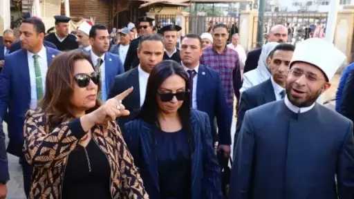 وزراء التضامن والتنمية والأوقاف ومحافظ الغربية يتفقدون أعمال تطوير مسجد السيد البدوي