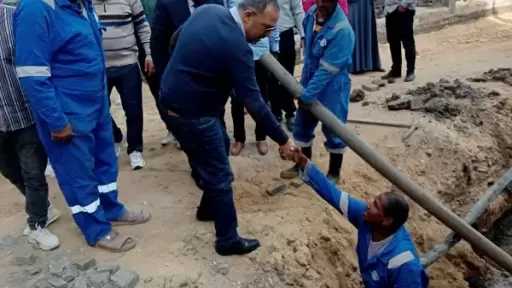 مياه القناة تجري أعمال تجميل وتطوير لمحطات الإقليم