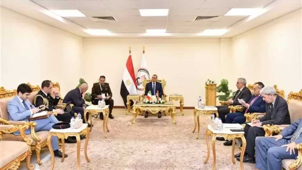 وزير الإنتاج الحربي يبحث مع السفير الإيطالي موضوعات التعاون ذات الاهتمام المشترك