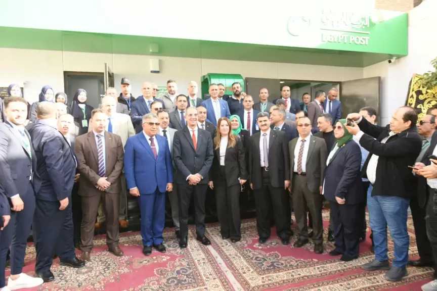 افتتاح مكتب بريد المنصورة الرئيسي بعد تطويره بحضور وزير الاتصالات ومحافظ الدقهلية