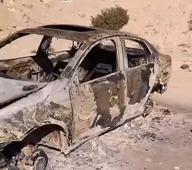 أمن مطروح يفك لغز العثور على سيارة متفحمة بمنطقة الأندلسية