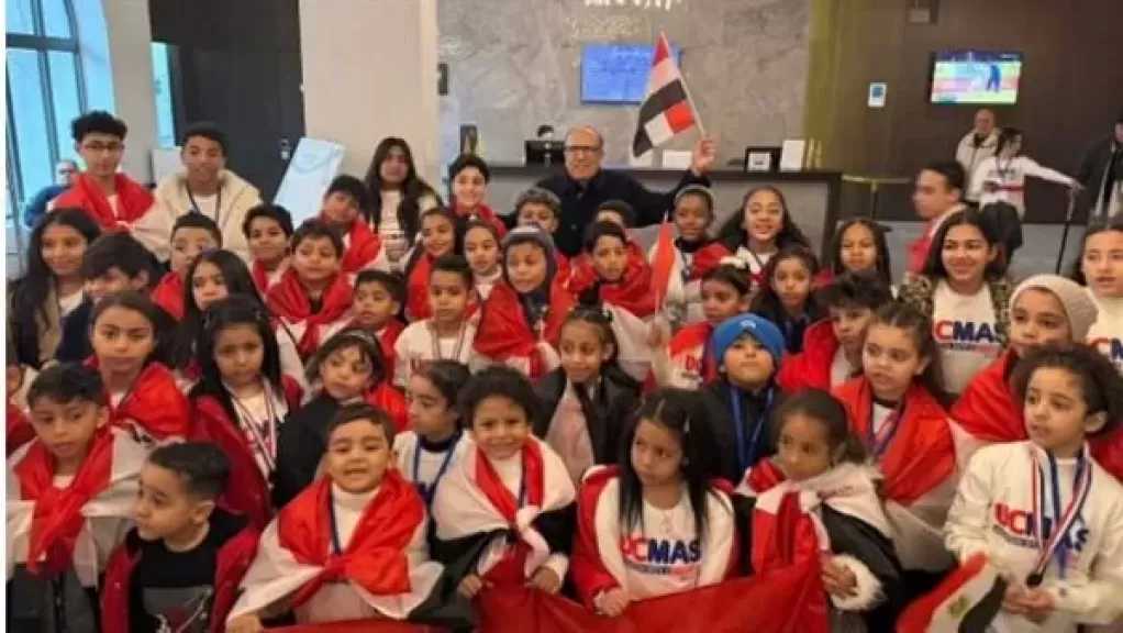 للسنة الثانية.. 89 طفلًا مصريًا يتوجون مصر بالكأس الذهبية في جورجيا