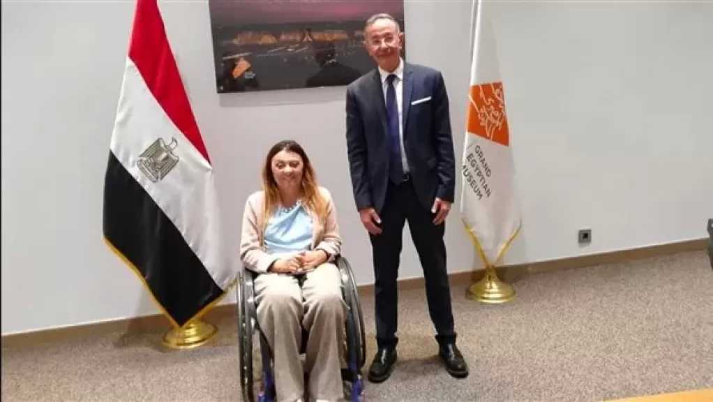 إيمان كريم تبحث مع مدير المتحف المصري الكبير تعزيز آليات وتسهيلات جديدة لذوي الإعاقة