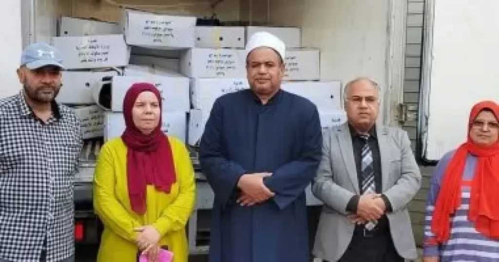 توزيع 2 طن من لحوم صكوك الأضاحى على الأسر الأولى بالرعاية فى الجيزة