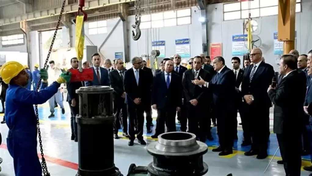 مدبولي يفتتح مصنع إنتاج الطلمبات الغاطسة بشركة قها