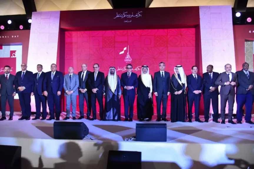 وزير الصحة يشهد احتفالية العيد الوطني لدولة قطر الشقيقة نيابة عن رئيس الوزراء